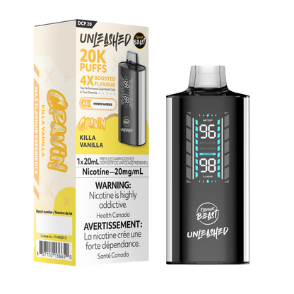 Flavour Beast Unleashed DCP 20K Disposable - Killa Vanilla