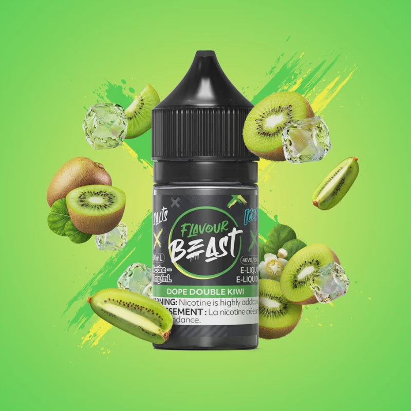 Flavour Beast Salts Dope Double Kiwi Iced 30 mL 20 mg