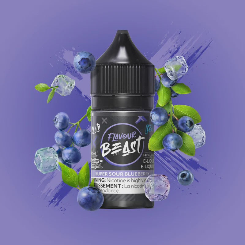 Flavour Beast Salts Super Sour Blueberry Iced 30 mL 10 mg