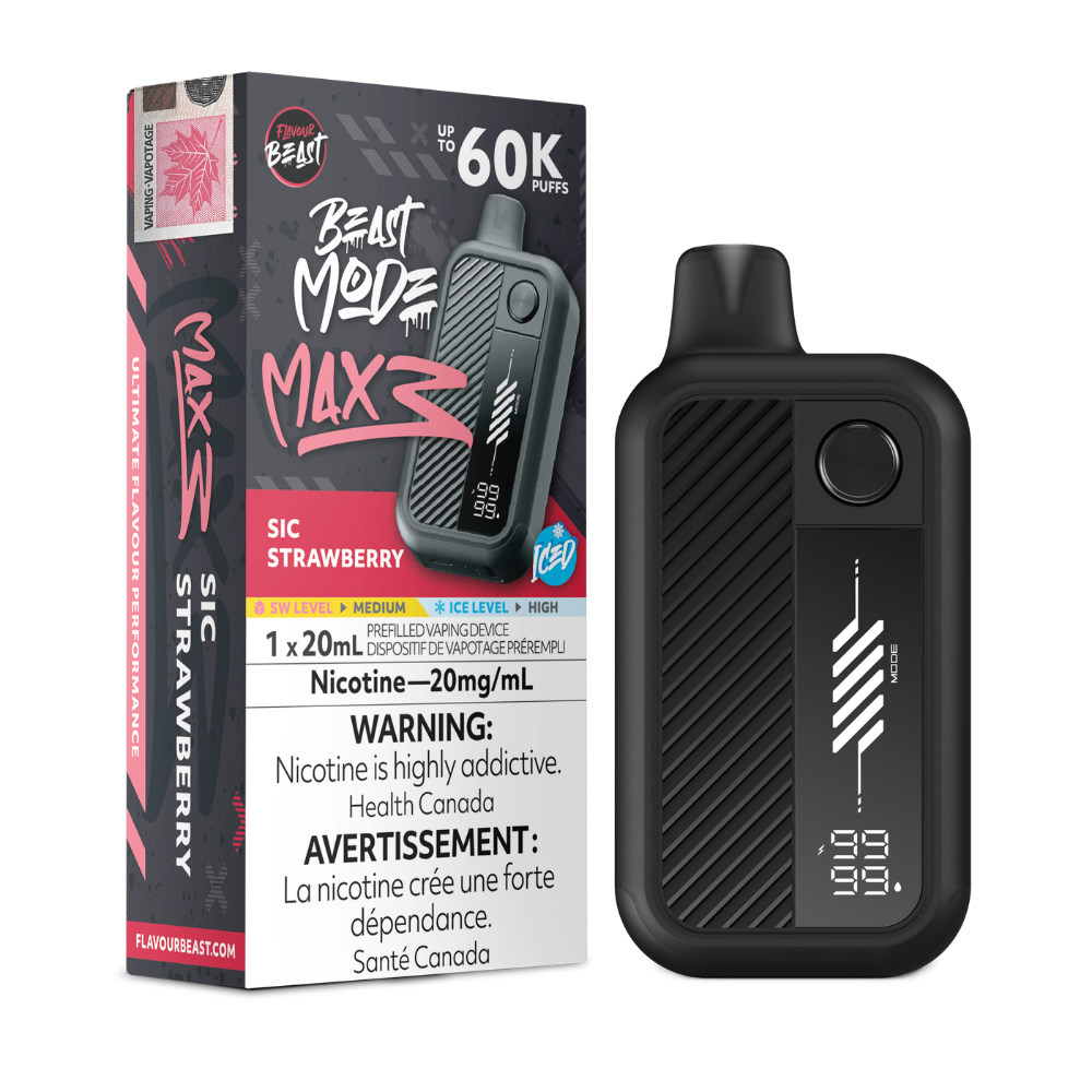 Flavour Beast Mode Max 3 Disposable Vape - 60k Puffs - 20mg - 20ml