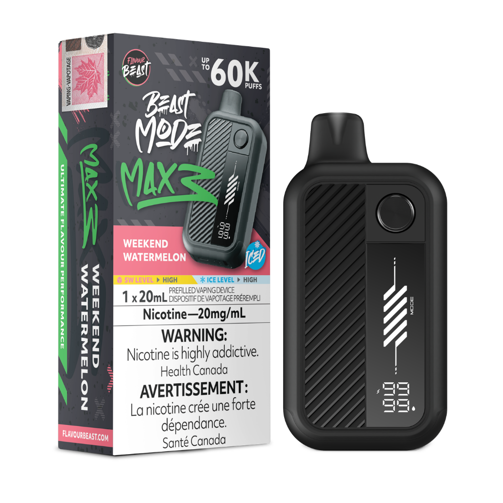 Flavour Beast Mode Max 3 Disposable Vape - 60k Puffs - 20mg - 20ml