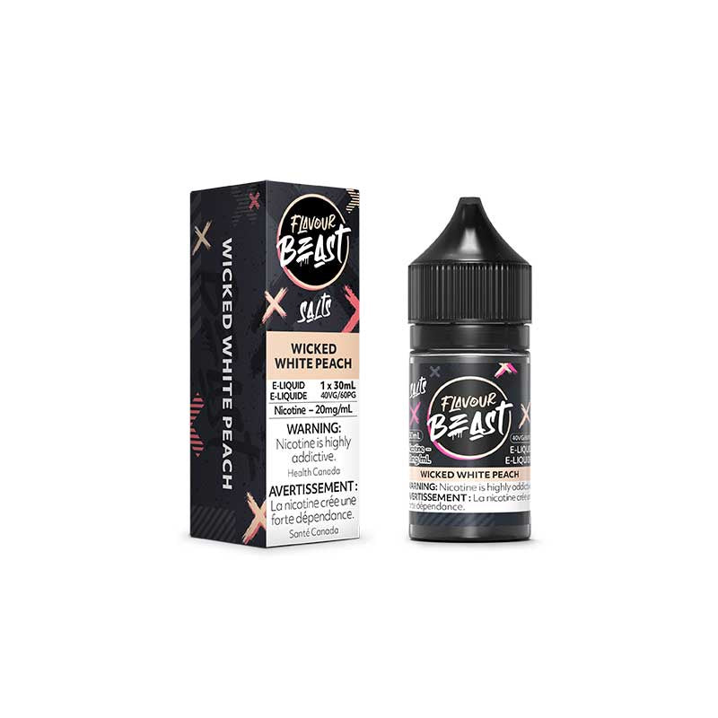 Flavour Beast Salts Wicked White Peach 30 mL 20 mg