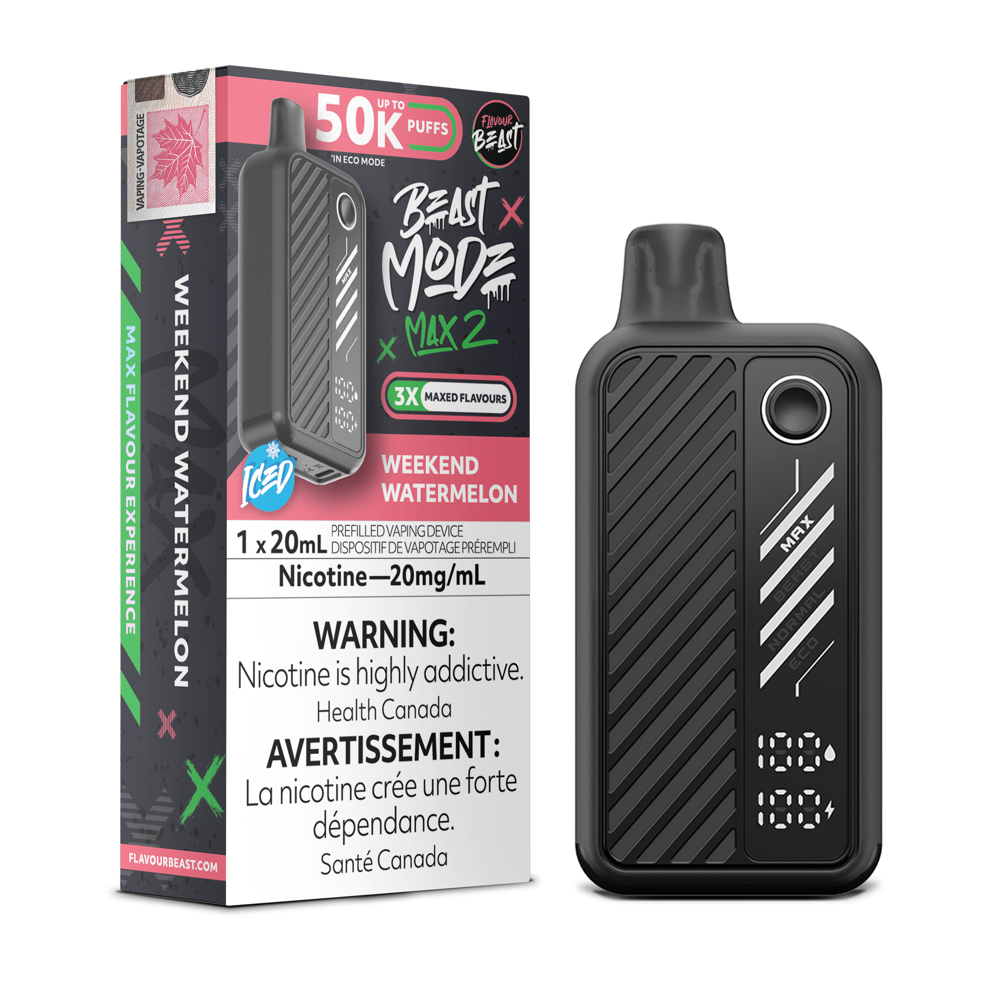 Flavour Beast Beast Mode Max 2- Weekend Watermelon
