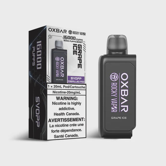 Oxbar Svopp 20mL Grape Ice 16000 puffs Pod 20mg