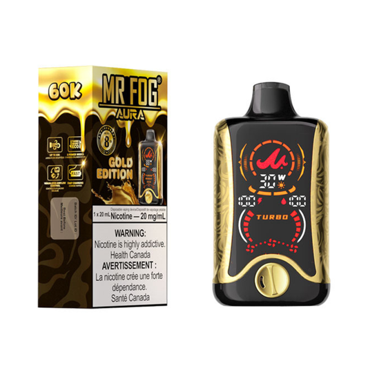 Mr Fog Aura 60K Disposable Vape - Gold Edition