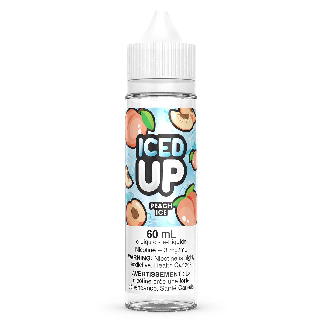 Iced Up Peach Ice E-Liquid 60mL 12 mg