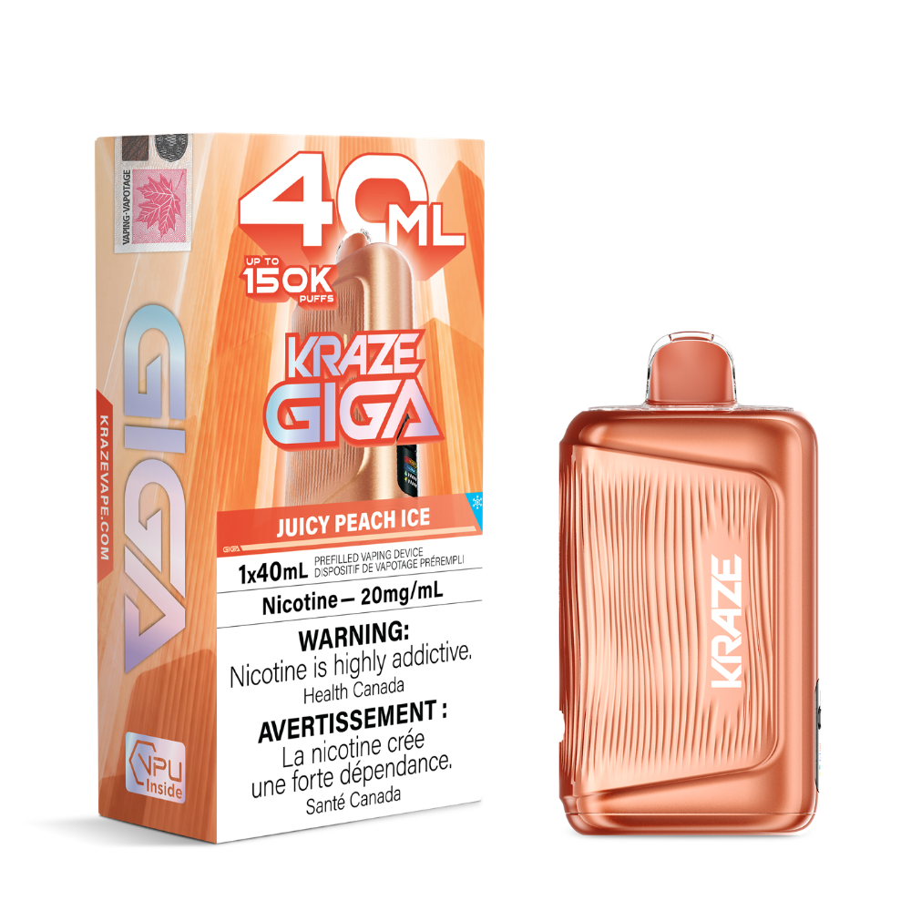 Kraze Giga Disposable Vape - 150k Puffs - 20mg - 40ml