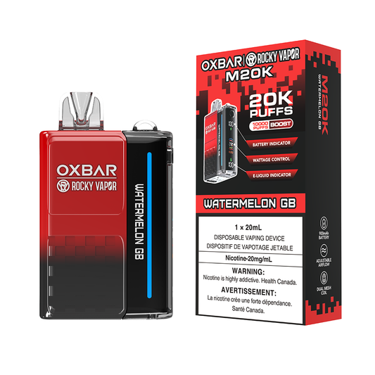 Oxbar Rocky Vapor M20K Disposable Vape - 20K Puffs - 20mL - 20mg