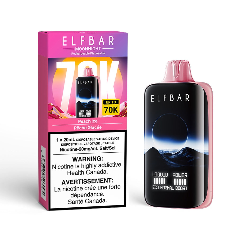 Elf Bar Moon Night 70k - Peach Ice