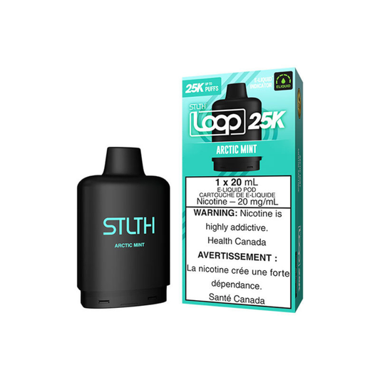 STLTH 25k Loop Pre-filled Vape Pod - Arctic Mint