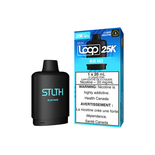 STLTH 25k Loop Pre-filled Vape Pod - Blue Razz
