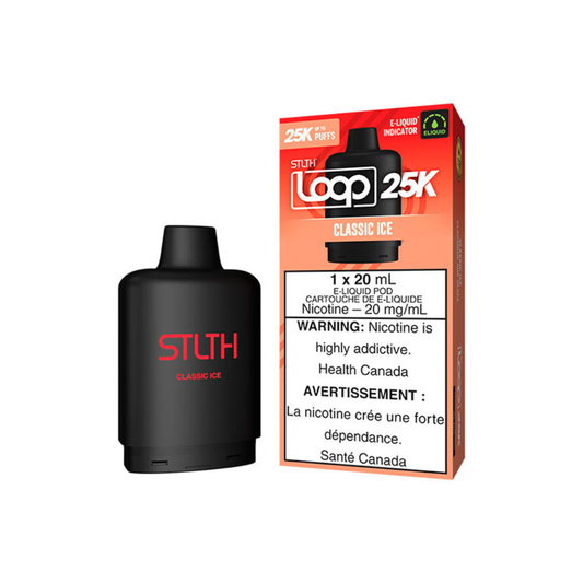 STLTH 25k Loop Pre-filled Vape Pod - Classic Ice