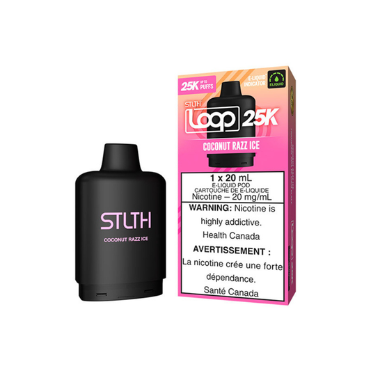 STLTH 25k Loop Pre-filled Vape Pod - Coconut Razz Ice