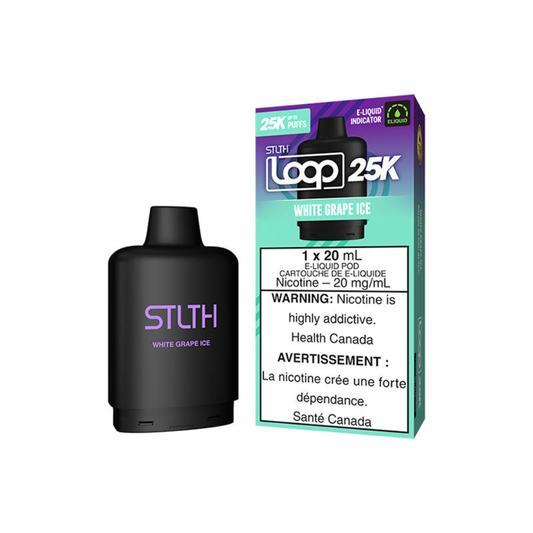 STLTH 25k Loop Pre-filled Vape Pod - White Grape Ice
