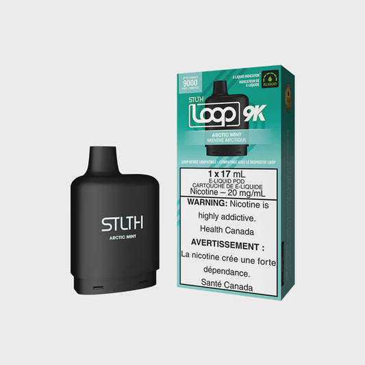 Stlth Loop 9k Pod Arctic Mint 17mL 20mg