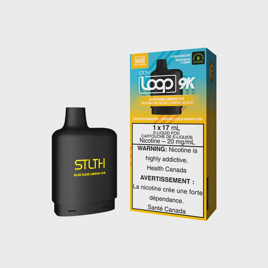 Stlth Loop 9k Pod Blue Razz Lemon Ice 17mL 20mg