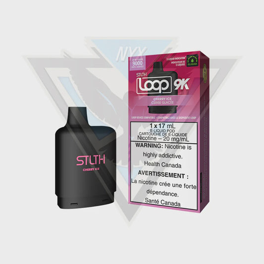 Stlth Loop 9k Pod Cherry Ice 17ml 20mg