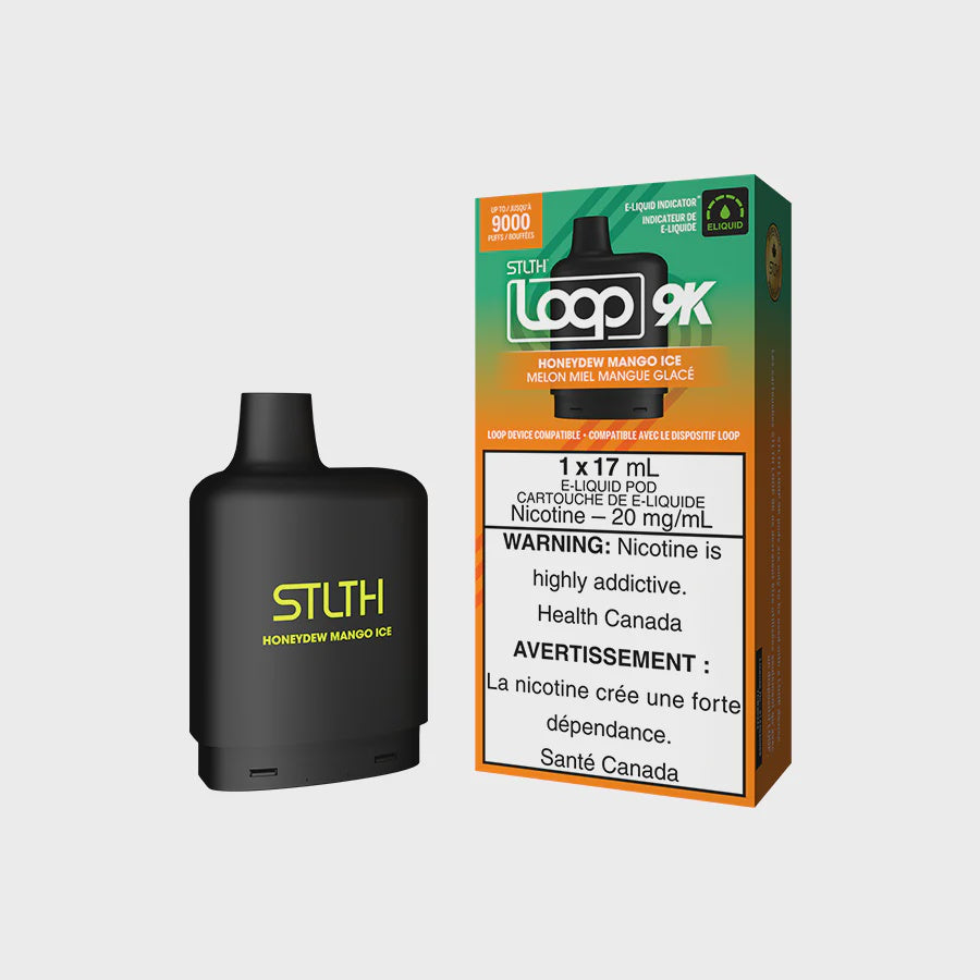 Stlth Loop 9k Pod Honeydew Mango Ice 17mL 20mg