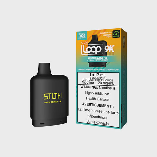 Stlth Loop 9k Pod Lemon Squeeze Ice 17mL 20mg