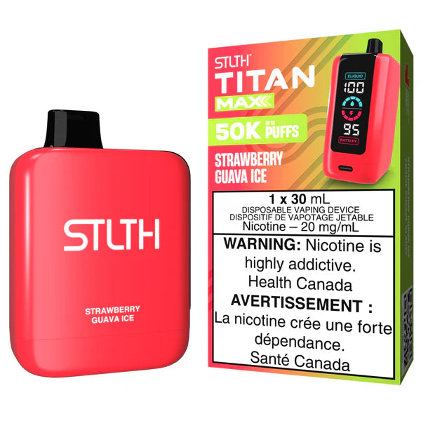 STLTH  Titan Max Disposable Vape  - Strawberry Guava Ice