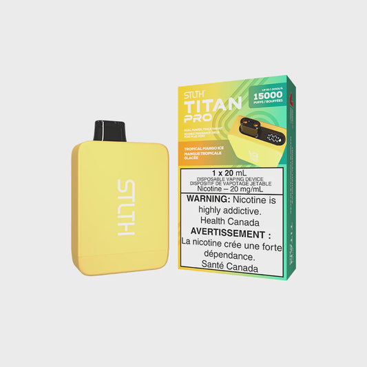 STLTH Titan Pro Disposable Tropical Mango Ice 15000 Puffs 20mg