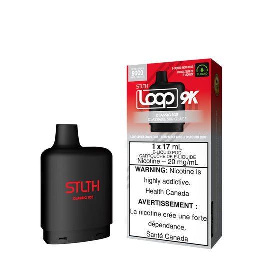Stlth Loop 9k Pod Classic Ice 17mL 20mg
