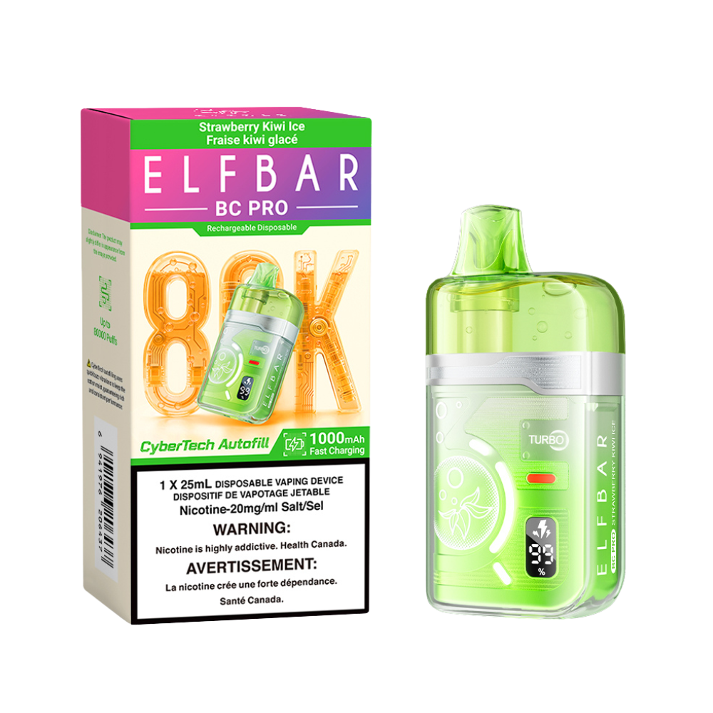 Elf Bar BC Pro 80K Disposable Vape - Strawberry Kiwi Ice
