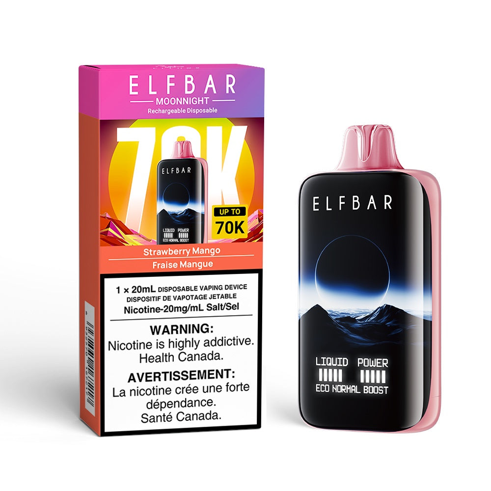 Elf Bar Moon Night 70k - Strawberry Mango