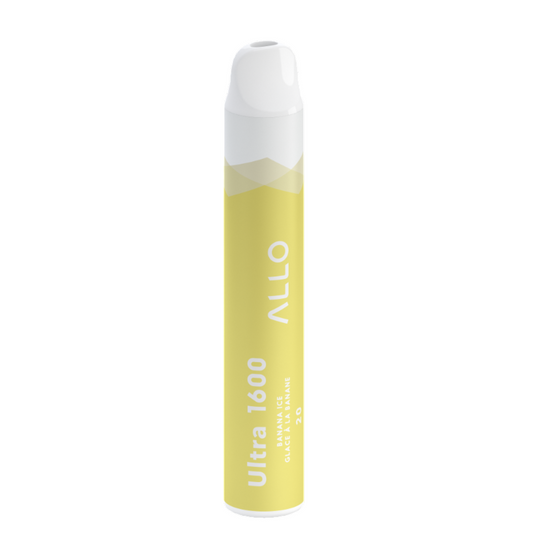 ALLO Ultra 1600 Banana Ice 6mL 1600 Puffs 20mg