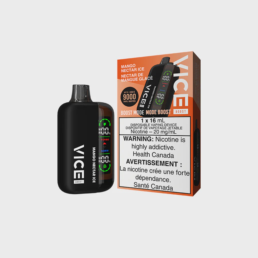 Vice Boost Mode Mango Nectar Ice 16mL 9000 Puffs 20mg