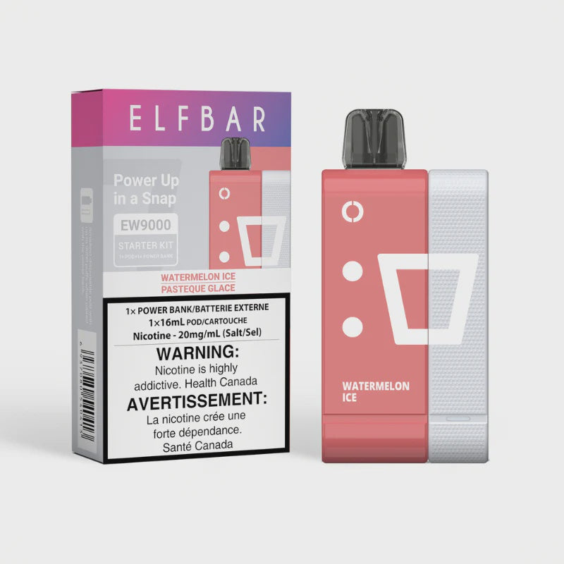 ElfBar EW9000 Disposable Starter Kit Watermelon Ice 16mL 20mg