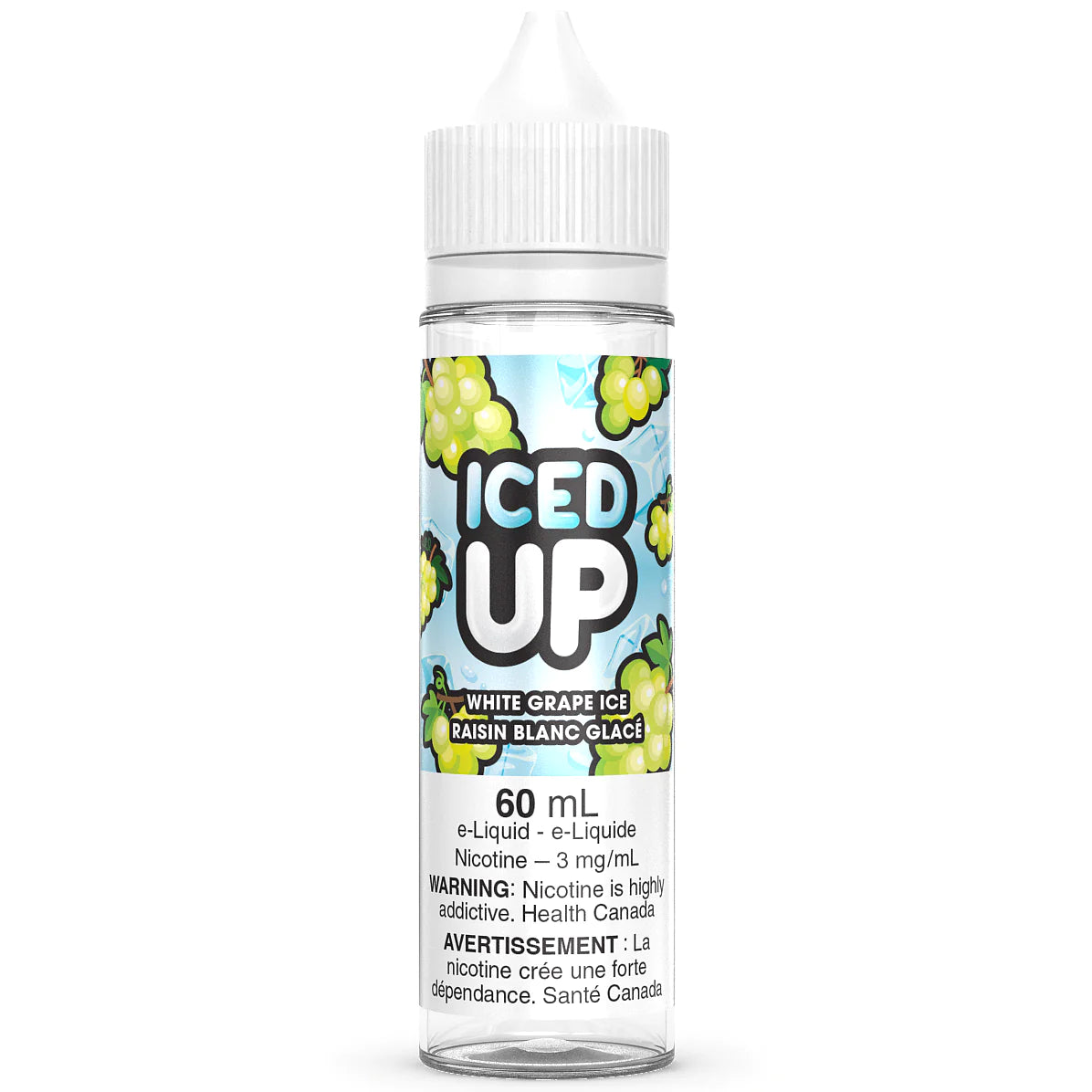 Iced Up White Grape Ice E-Liquid 60mL 3mg