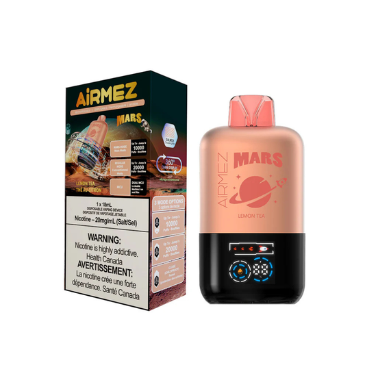 Airmez Marz  Disposable Vape 18mL - Lemon Tea