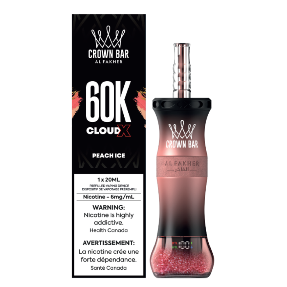 Al Fakher Crown Bar Cloud X 60k Disposable Vape - 60K Puffs - 6mg - 20ml