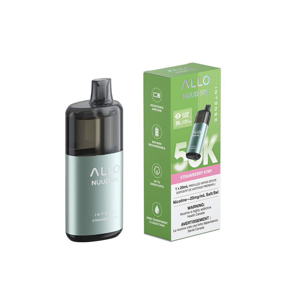 Allo Intense Nuud 50K Disposable Vape - Strawberry Kiwi (20mL)