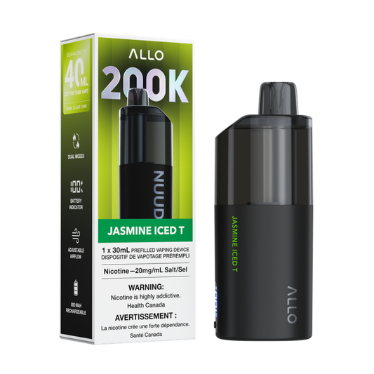 ALLO NUUD 200K Disposable Vape - Jasmine Iced T (30mL)