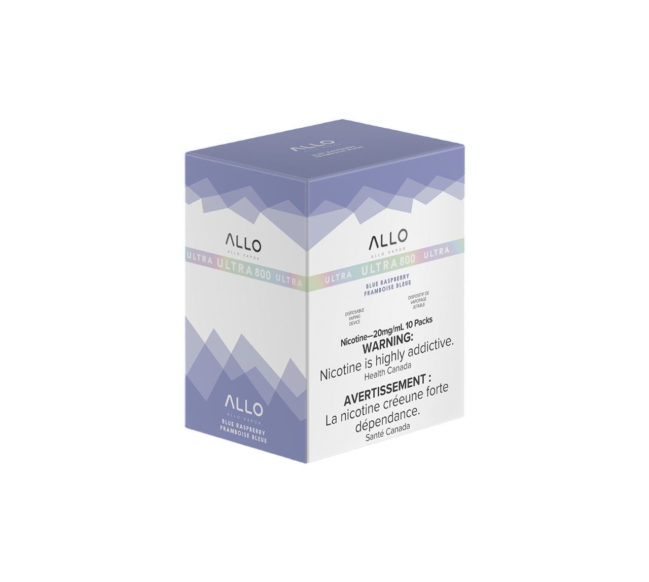 ALLO Ultra 800 Blue Raspberry 3.8mL 800 Puffs 20mg