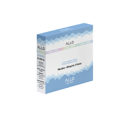 ALLO Ultra 1600 Blue Raspberry Lemon 6 mL 1600 Puffs 20 mg