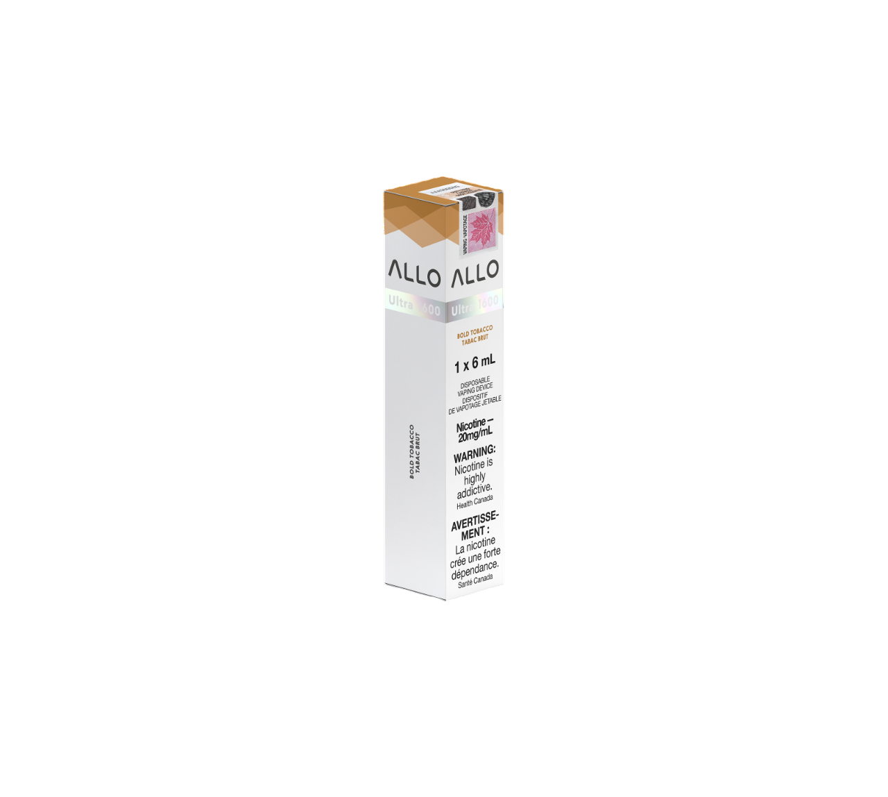 ALLO Ultra 1600 Bold Tobacco 6.8mL 1600 Puffs 20mg