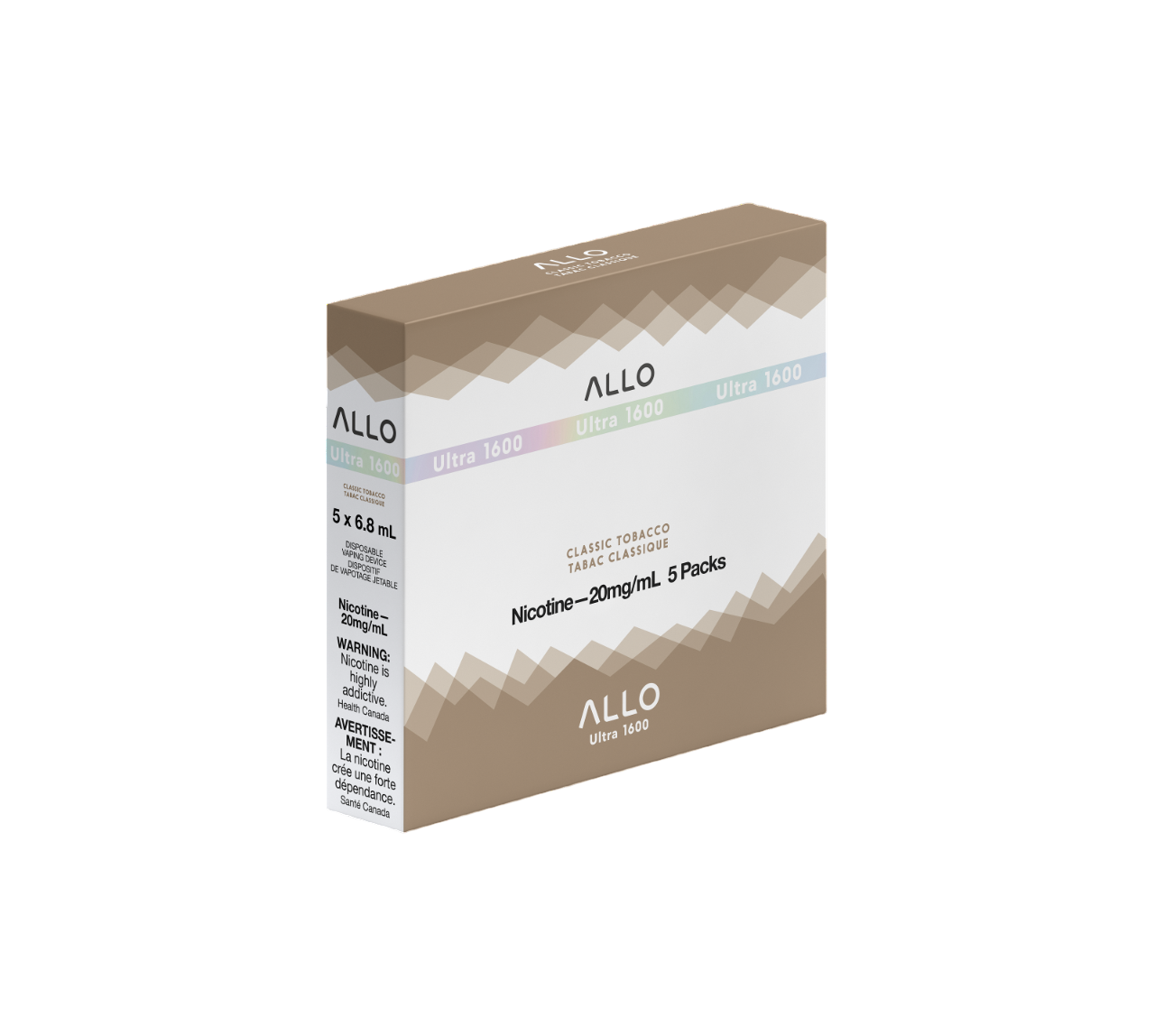 ALLO Ultra 1600 Classic Tobacco 6.8mL 1600 Puffs 20mg