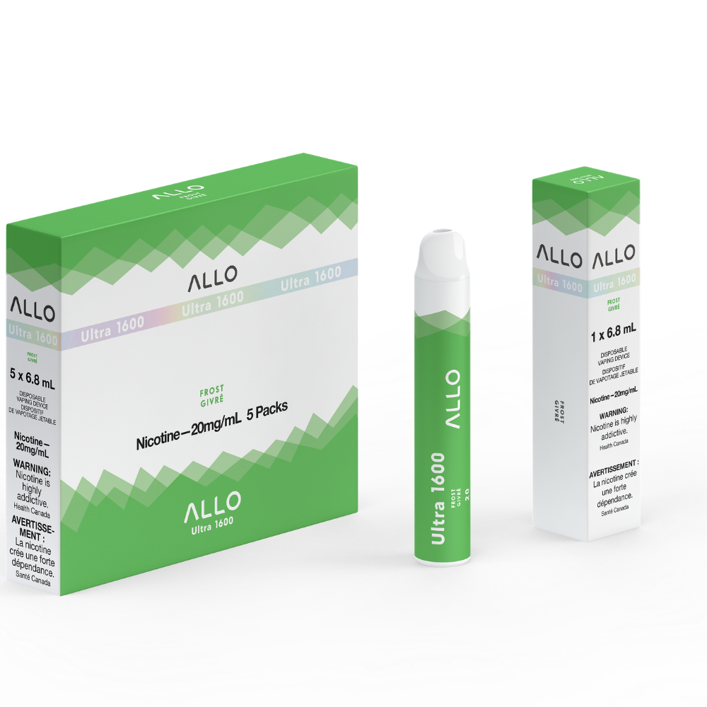 Allo Ultra 1600 Disposable Vape: Frost