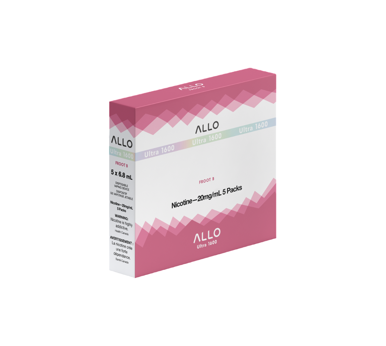 ALLO Ultra 1600 Froot B 6mL 1600 Puffs 20mg