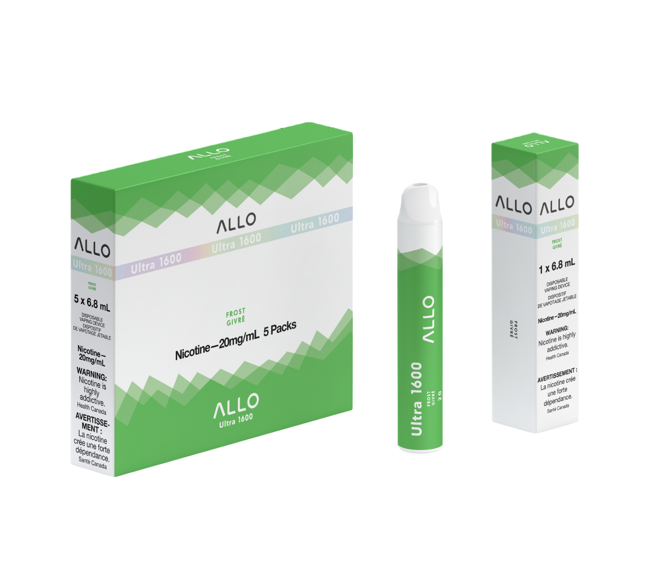 ALLO Ultra 1600 Frost 6.8mL 1600 Puffs 20mg