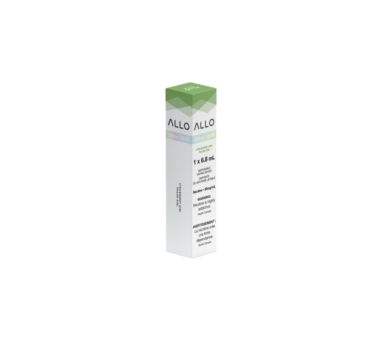 ALLO Ultra 1600 Strawberry Kiwi 6mL 1600 Puffs 20mg