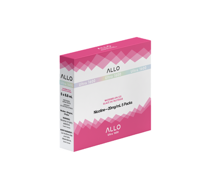 ALLO Ultra 1600 Watermelon Ice 6mL 1600 Puffs 20mg