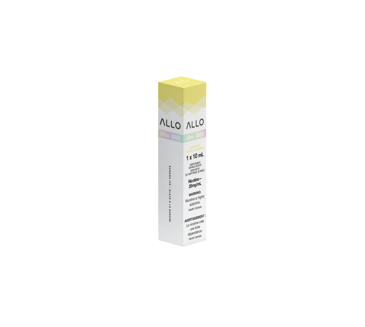 ALLO Ultra 2500 Banana Ice 8mL 2500 Puffs 20mg