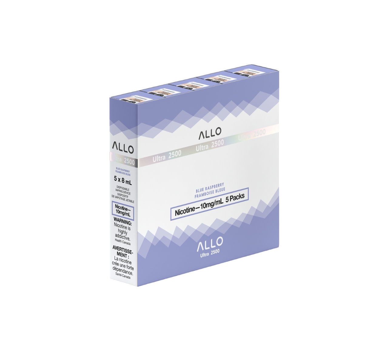 ALLO Ultra 2500 Blue Raspberry 8mL 2500 Puffs 10mg