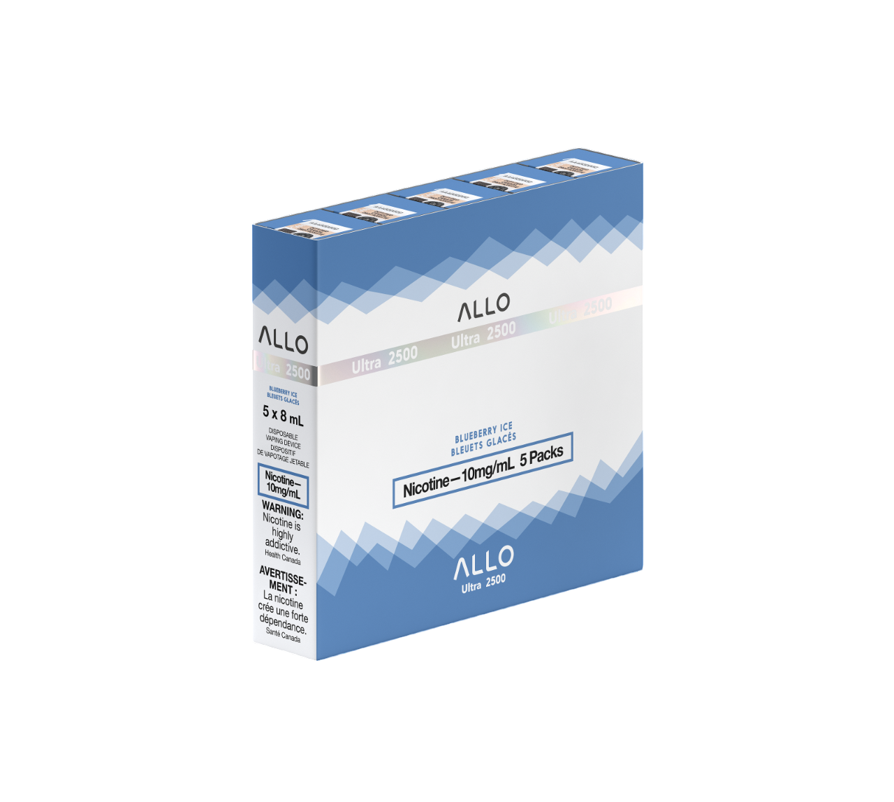 ALLO Ultra 2500 Blueberry Ice 8mL 2500 Puffs 10mg