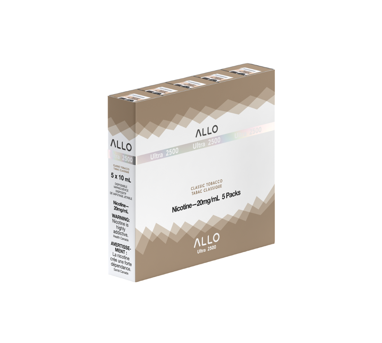 ALLO Ultra 2500 Classic Tobacco 10mL 2500 Puffs 20mg