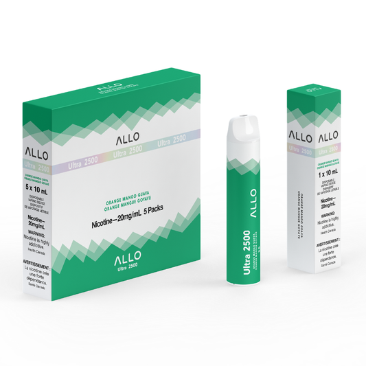 Allo Ultra 2500 Disposable Vape: Orange Mango Guava (8mL)
